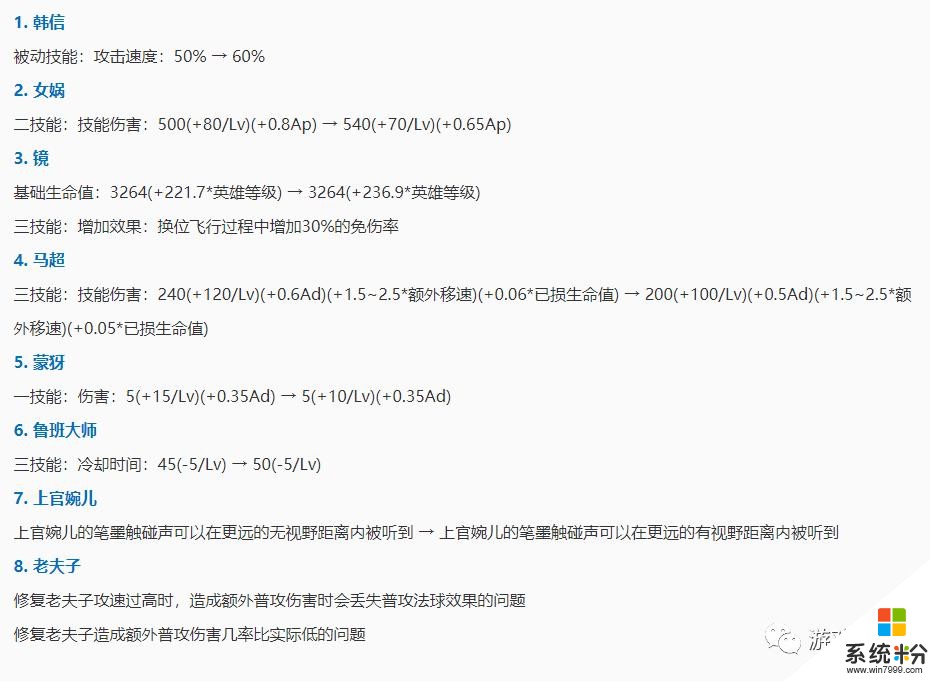 魅语皮肤出现BUG，韩信＋10％攻速，“镜”新增30％免伤(4)