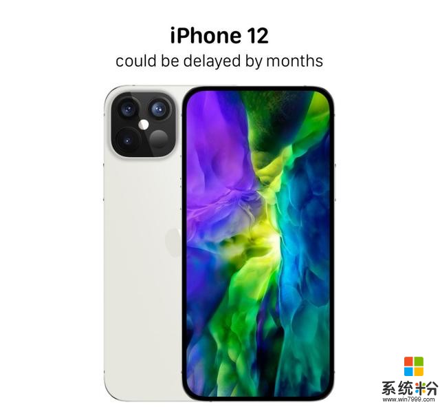 外媒繪製iPhone12最新渲染圖，無劉海設計，預計推遲發布(1)