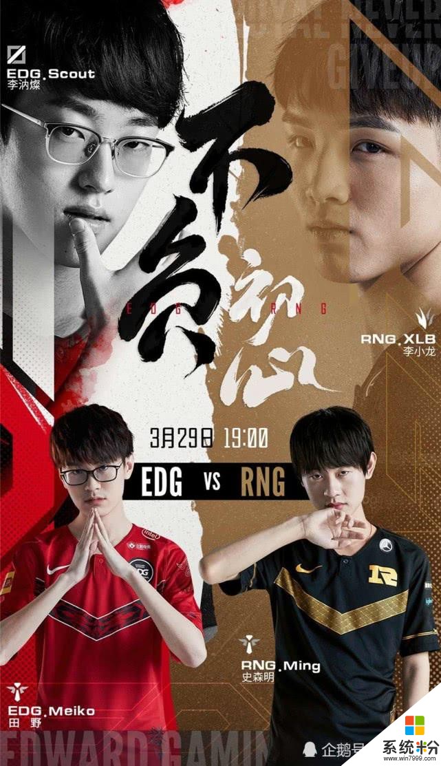 RNG對戰EDG，EDG經理阿布直播透露：UZI或將參加春季賽季後賽(1)