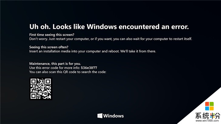 “死亡蓝屏”不再！设计师为Windows 10蓝屏死机制作全新外观(2)