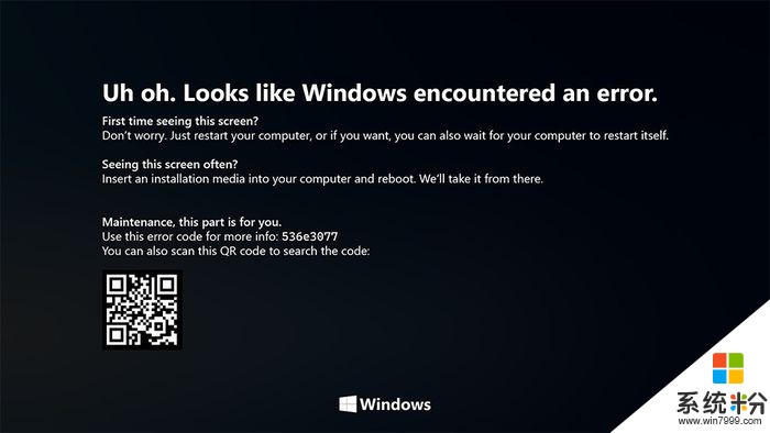 設計師為Windows 10藍屏死機（BSOD）製作全新外觀(2)