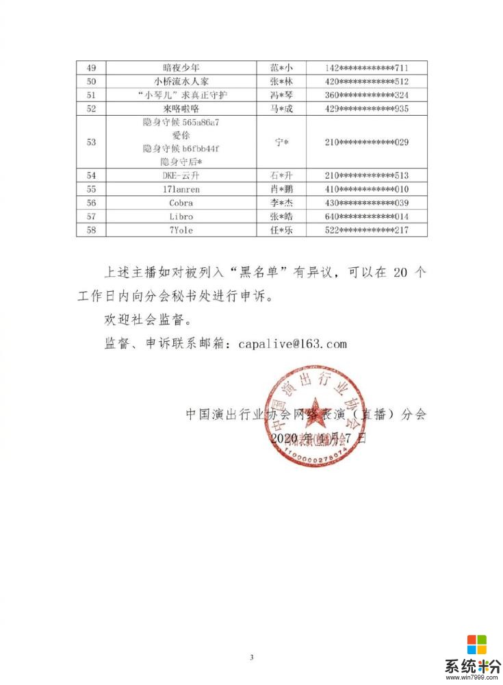 直播圈整顿？58名主播被拉入黑名单，4人电竞职业选手！(3)