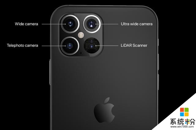 iPhone12高清渲染圖：劉海小了邊框變了(7)