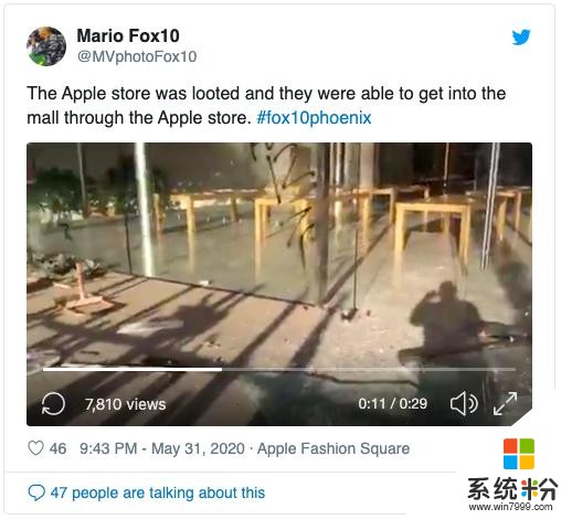 Apple Store 被砸了！iPhone、Mac 都被抢，但库克依旧要捐款，Google 微软也发声(4)