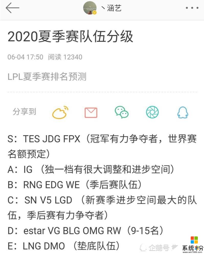 前V5教练为夏季赛战队分级：IG和RNG分列AB级，V5分级比VG还高(2)