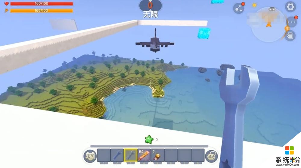 迷你世界：玩家尝试在水底开飞机，没想到是这种结局(4)