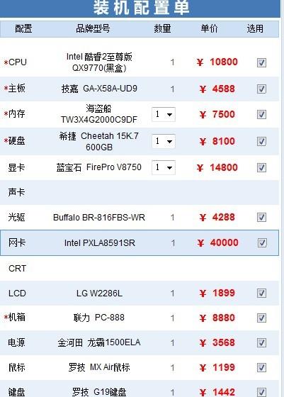 想知道電腦哪種配置最好