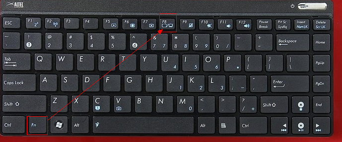 笔记本显示切换键是哪个？