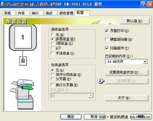 求解答雙麵打印需要什麼配置