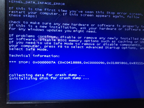 电脑开机故障，2010年的电脑