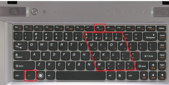 哪位亲晓得笔记本的键盘怎么关