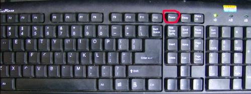键盘上有关机键吗哪个清楚