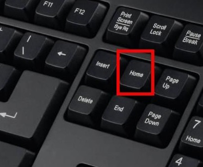 想知道電腦鍵盤上的home鍵是什麼意思
