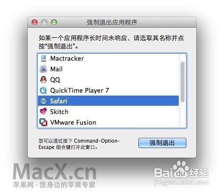 mac怎么强制关闭程序谁能说下