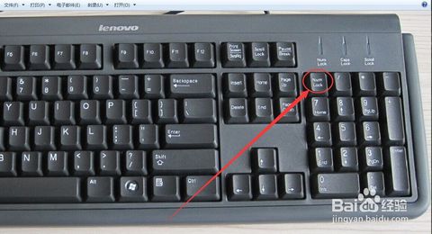 鍵盤數字鍵鎖要怎麼解開？