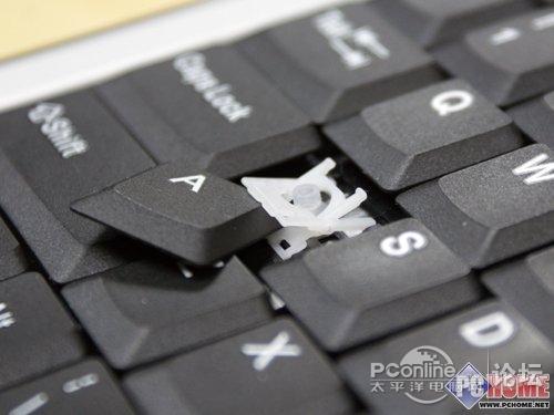 谁了解笔记本电脑键盘按键掉了怎么装