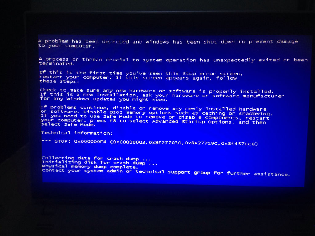 電腦開機後出現藍屏怎麼辦