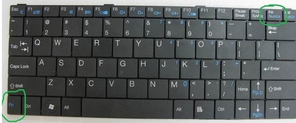 哪位了解手提电脑键盘字母变成数字怎么办