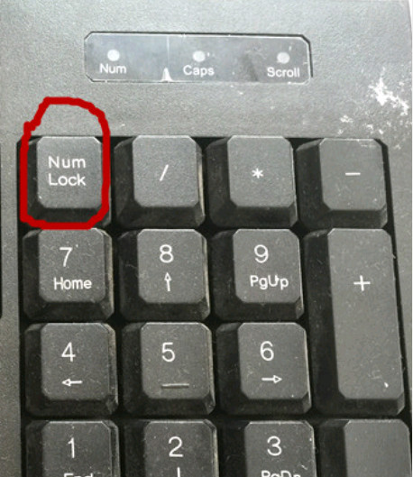 谁知道数字键盘怎么解锁
