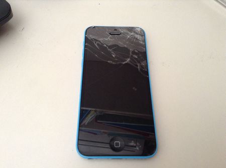 谁知道iphone5c摔坏了怎么办