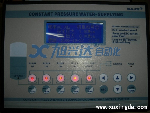 觸摸屏變頻恒壓供水控製器怎麼使用？