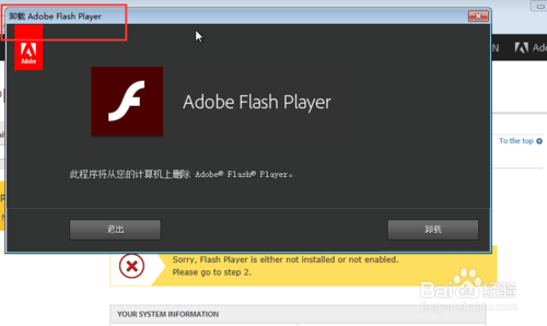 如何徹底卸載Adobe Flash Player