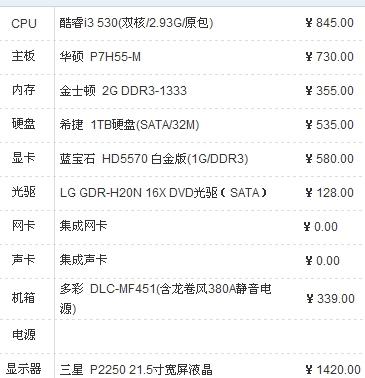 请问一下5000元能配个什么电脑