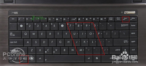 惠普笔记本键盘字母变数字是什么原因？