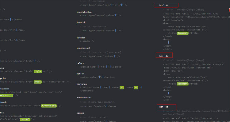 sublime怎麼快速生成html