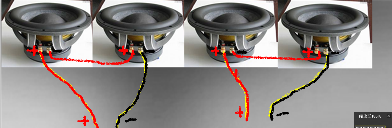 谁知道阻抗6欧姆喇叭怎么接功放？