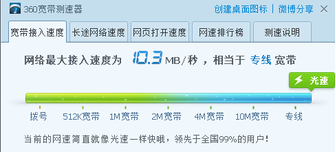 光纖是多少網速誰能說下