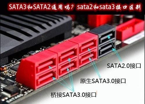 SATA3和SATA2可以/能通用吗