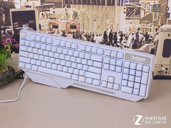 达尔优EK812机械键盘只支持橙色背光？