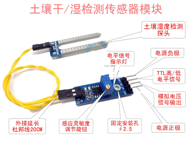 土壤湿度传感器原理是什么？