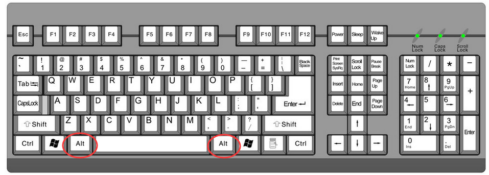 键盘最底下一排的空格键右侧alt键和ctrl键之间的那个方框里面四横的键有什么用