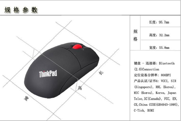 thinkpad0b47161无线蓝光鼠标怎么安装？