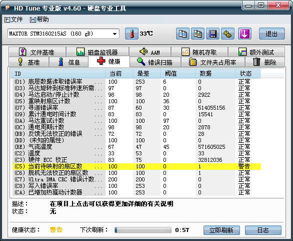 （cs）當前待映射區的扇區數？（硬盤存在問題，危及數據安全）