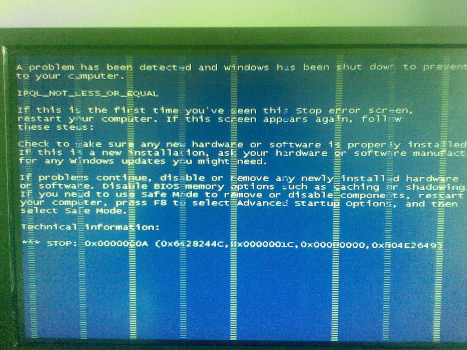 電腦一直死機重啟藍屏紅屏為什麼