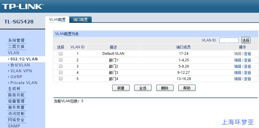 路由器启用vlan该如何设置？