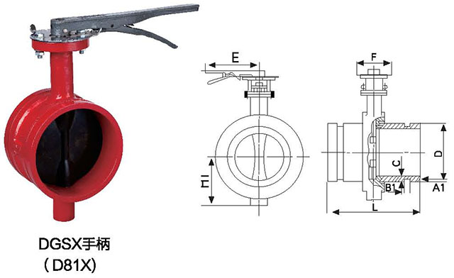 沟槽式手柄蝶阀对比其他的蝶阀有哪些优点？