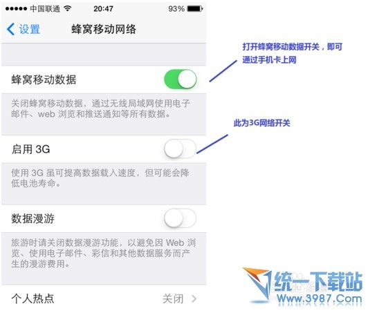 弱弱的問下iphone怎樣關流量