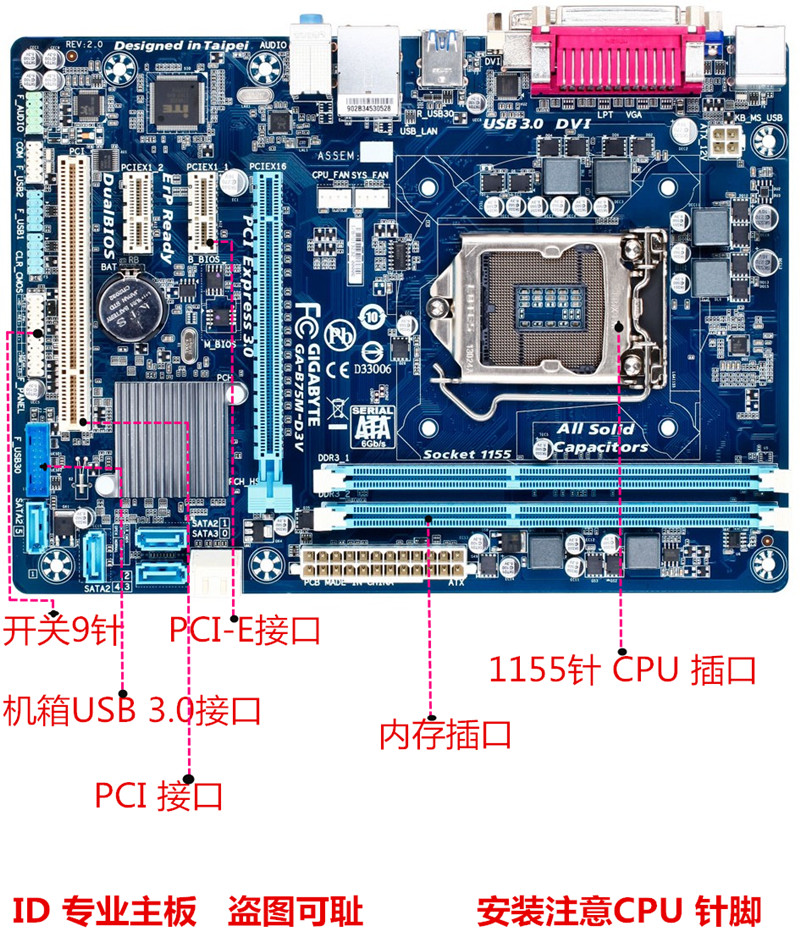 技嘉h61m s1 rev3.0主板能點亮E3 1230嗎？