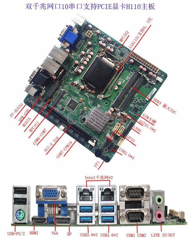 1151针的I3系列，I57500，I77700的CPU，怎么配置主板和显卡