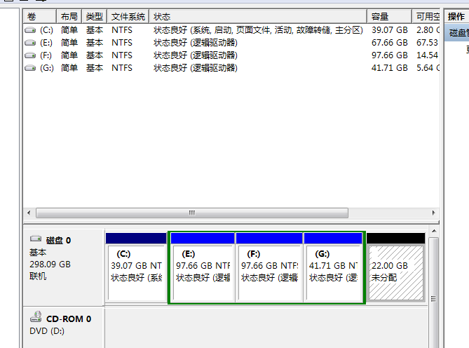 想要把win7系统C盘分盘，显示剩余250G空间，压缩后可用为0，怎么办