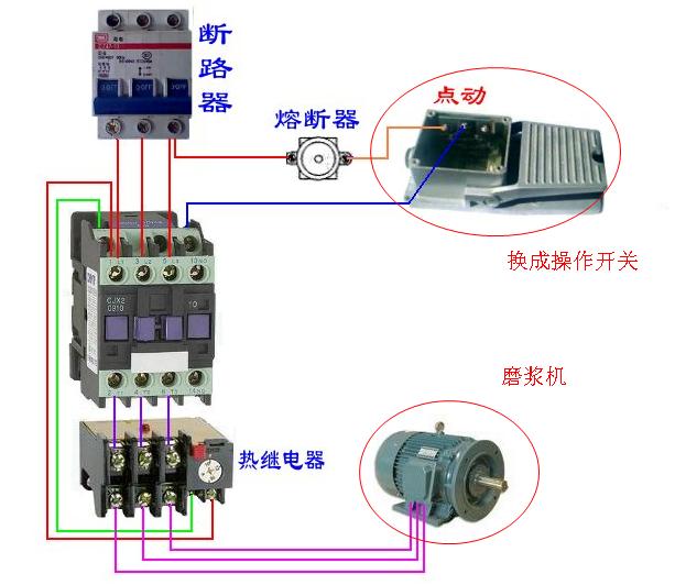 接触器工作原理及接法图片