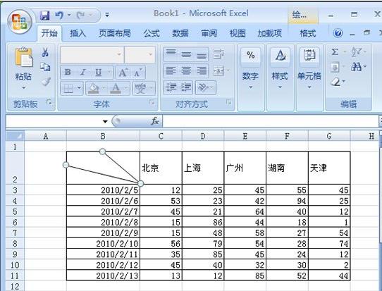 填充上一格数据 excel表格怎么把一格分成三格