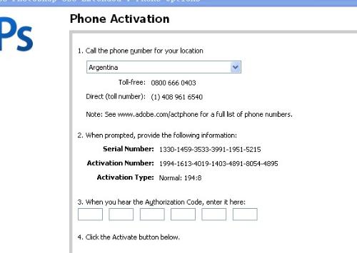 急求：Photoshop激活號是多少