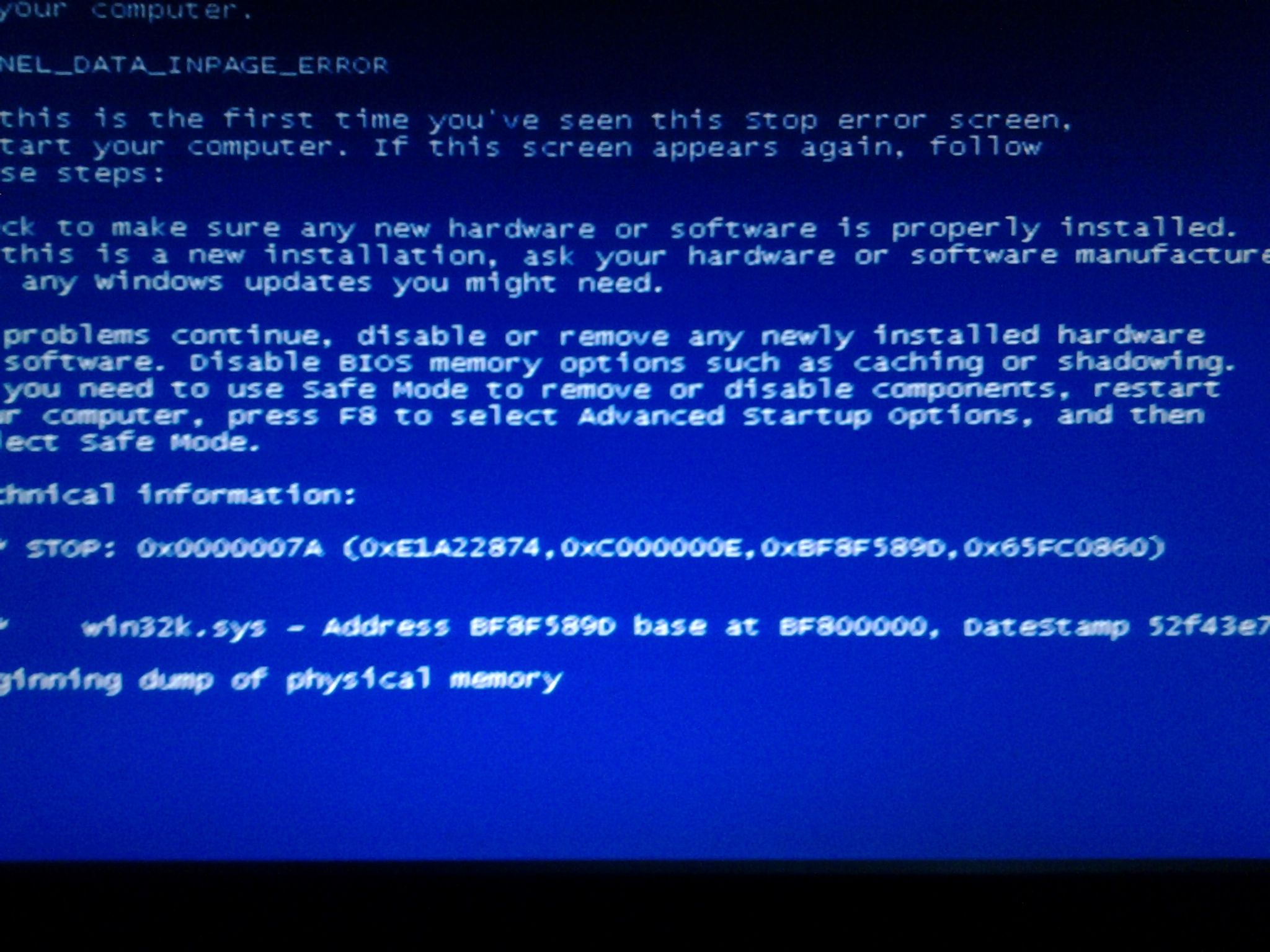 电脑不管是安装或者下载任何软件都会卡死接着蓝屏