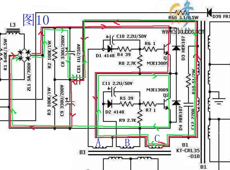 我想问长城atx300p4pfc电脑电源原理分析是什么？