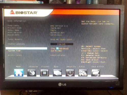 电脑开机总停止在BIOSTAR界面怎么解决
